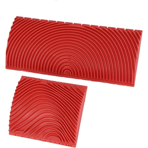 Wood Grain Tool Set, Wood Grain Painting Tool, Wood Grain Roller Wood Texture Paint Tool, DIY Rubber Wood Pattern Painting Roller for Wall Room Art Decoration