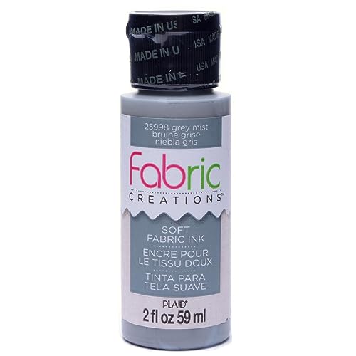 Fabric Creations Fabric Ink in Assorted Colors (2 Ounce), 25998 Grey Mist - color: Grey Mist