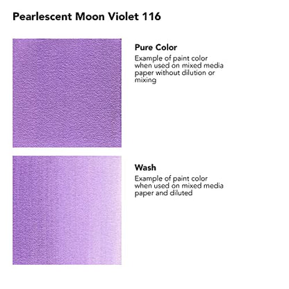 Daler-Rowney FW Pearlescent Acrylic Ink Bottle Moon Violet - Acrylic Drawing Ink for Artists and Students - Permanent Calligraphy Ink - Archival Ink for Illustrating and More