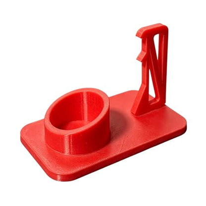 Paint Storage Rack Paint Holder for Miniature Models with Brush Drying Rack and Secure Bottle Slot Organizers - color: Red