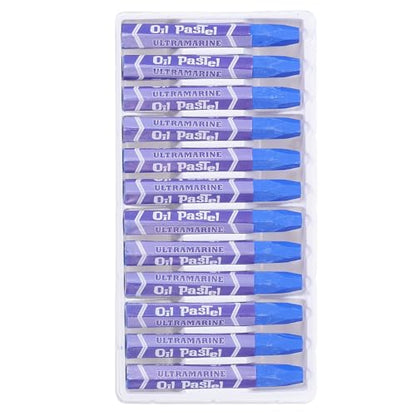 PATIKIL Ultramarine Oil Pastels, 36Pcs Soft Oil Crayons Pastels Stick Vibrant and Creamy Art Supplies Bulk for Artists Beginners Art Painting Drawing Blending Graffiti Gallery - color: Ultramarine