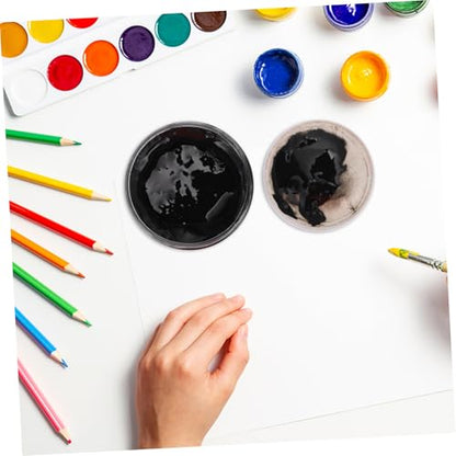 Water-Based Block Printing Ink Pigment Lightweight Portable 300ml Black Color Paste and Filler for DIY and Painting for Artists and Students
