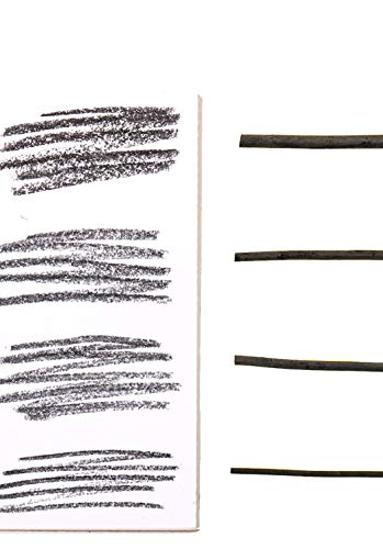 YYMIYU Drawing Pencils Set, Art Sketching Pencils Charcoal Set (Charcoal Sticks 2-4 mm 25pcs 25) - style: Charcoal Sticks 2-4 mm 25pcs 25