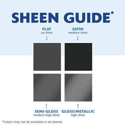 Rust-Oleum 1976502 Painter's Touch Latex Paint, Quart, Flat Black, 32 Fl Oz, (Pack of 1) - color: Flat Black, size: 1 Quarts (Pack of 1)