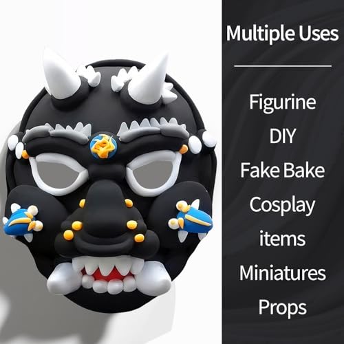 Lightweight Clay - Air Dry Clay, Ultra Light & Soft, Safe & Non-Toxic, Moldable & Flexible, DIY Modeling Clay for Anime Figures, Sculpting, Molding, Creative Art Crafts - color: Black