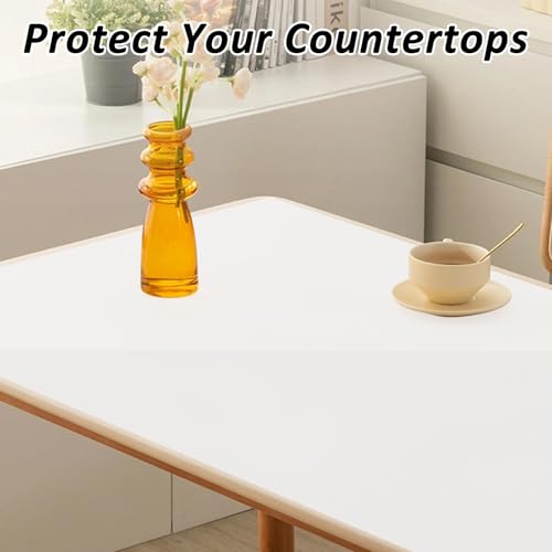 Extra Large Silicone Mat 48" x 24" Silicone Mats for Kitchen Counter Countertop Protector Mat 1-mm Heat Resistant Silicone Non-slip Dinner Table Pad Placemats for Cooking Baking Making Crafts