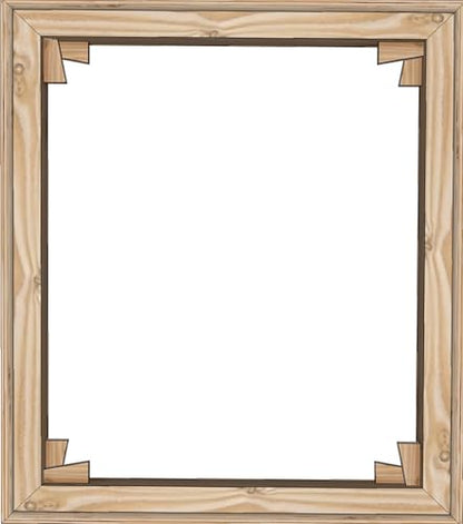 Masterpiece ZSMS-1114 Monet Pro 1.5" Deep Sausalito Heavy Weight and Texture 14 oz Cotton Stretched Artist Canvas 11" x 14"
