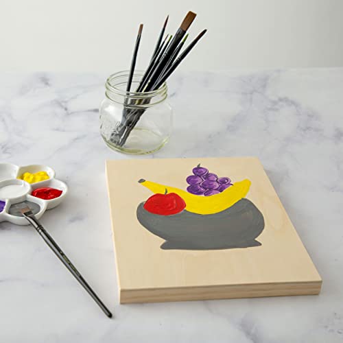 Artist's Loft 8" x 10" Cradled Wood Painting Panel Pack - Great for Painting, Decoupage, Decoration, Art & Crafts - 5 Pack - size: 8 x 10