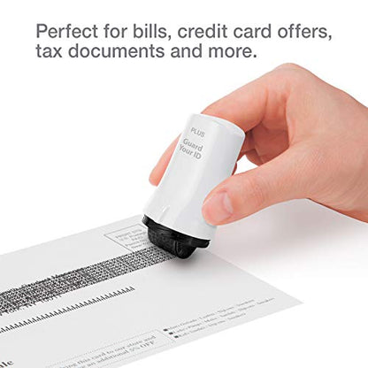Guard Your ID Advanced 2.0 Roller Identity Privacy Stamp for Identity Theft Prevention and Security (Regular 3-Pack, White) - color: White, size: Regular 3-Pack