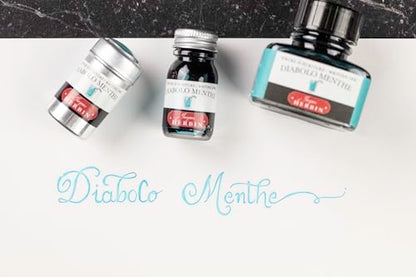 J. Herbin Fountain Pen Ink - 30 ml Bottled - Diabolo Menthe (13033T) - color: Diabolo Menthe, size: 1 fl oz