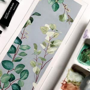 BRUSTRO Artists Gouache Colour | Set of 12 Colours X 12ml Tubes | Highly pigmented, Opaque Colors, Intermixable, Canvas Paint, Perfect For Students, Adults, Beginners, Professionals and Artists