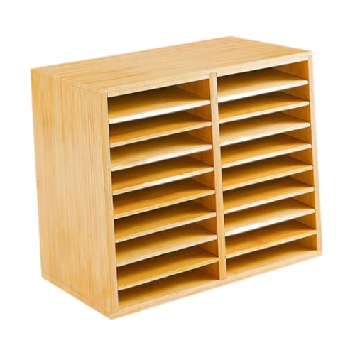 Marker Organizer for 126 Markers Portable DIY Craft Art Supply Storage Holder 18 Compartments 8.46x9.65x5.51inch for Desks Shelves Home Office Classroom
