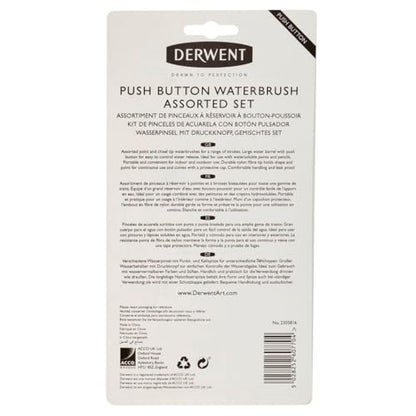 Derwent Push Button Waterbrush Assorted Set (2305816) - style: Assorted Set
