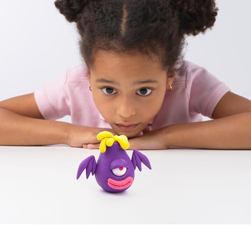 HEY CLAY Set - Colourful Modeling Air Dry Clay Kit for Kids 15 cans and Sculpting Tools with Fun Interactive Instructions App - Children 3+ (Aliens) - style: Aliens