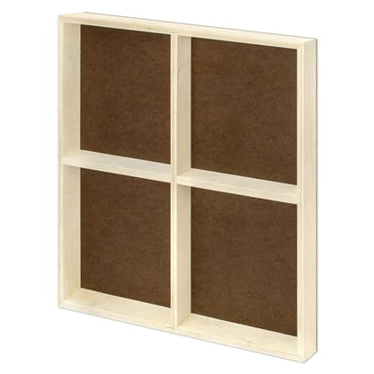 Ampersand Art Supply Hardboard Wood Painting Panel: Museum Series Hardbord, 30" x 30", 2 Inch Cradled Profile - color: 2 Inch Cradled Profile, size: 30" x 30"