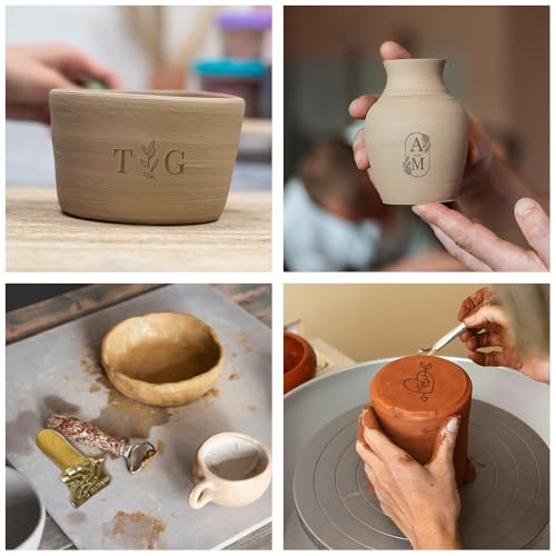 Custom Pottery Stamp for Clay | Personalized Clay Stamps with Logo/Name | Exquisite Clay Tool for Unique Imprints | Gift for Potters, Ceramic Artists & DIY Crafters