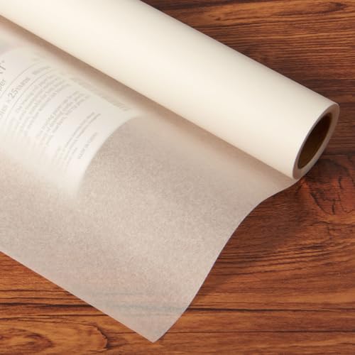 SEMLEART Tracing Paper Roll,12-inch x 50yard，White Translucent Vellum,Pattern Paper for Sewing, Drawing, Sketching, Gift Wrapping - color: 01-White, size: 12-inch x 50yard Roll