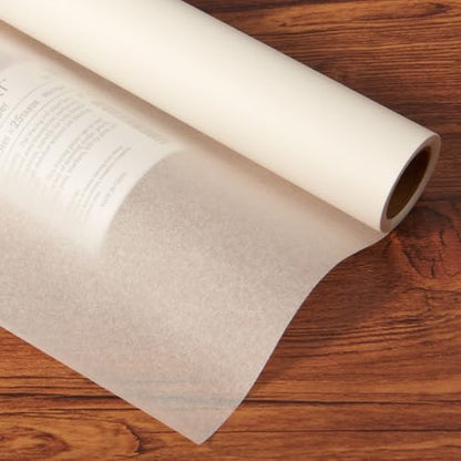 SEMLEART Tracing Paper Roll,12-inch x 50yard，White Translucent Vellum,Pattern Paper for Sewing, Drawing, Sketching, Gift Wrapping - color: 01-White, size: 12-inch x 50yard Roll