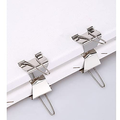 heyous 4pcs Stainless Steel Wet Canvas Clips Hold 2 Canvas Face to Face for Oil Painting Frame Art Supplies