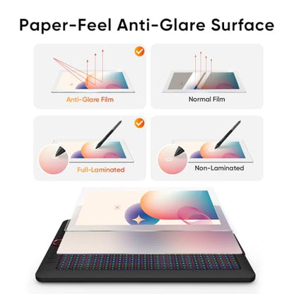 XP-PEN Artist 13.3 Pro V2 Drawing Tablet with Screen, 16K Pressure Sensitivity Digital Drawing Tablet for PC Mac Chromebook Android, Fully Laminated Graphic Tablet with Pen, Foldable Stand Included - color: black, size: 13.3 inch