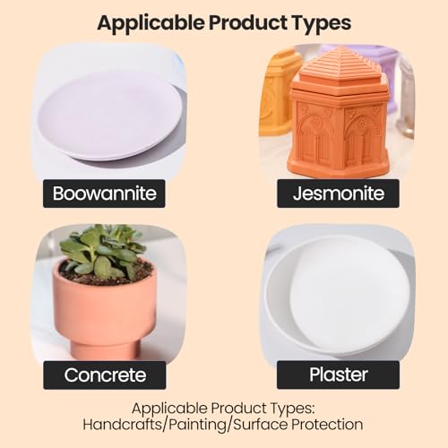 Eco-Friendly Acrylic Gloss Sealer Varnish - Fading & Water Resistance - Fast Drying for Concrete Gypsum Plaster (16.9) - color: 16.9