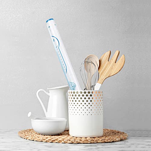 Silicone Baking Mat with Measurements, Pastry/Fondant/Dough Rolling Counter/Oven Liner Mat, 20''(W)28''(L) Blue - color: Blue, size: 28"L x 20"W