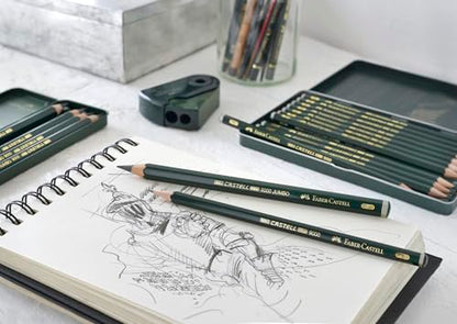 Faber-Castell 9000 Graphite Sketch Pencil Sets Art 8B - 2H set of 12