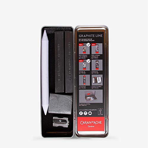 Caran d'Ache 0775-311 Graphite Line Multi-Tech Sketch Set