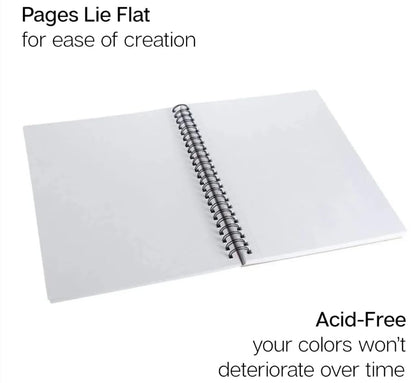 KINGART Marker Paper Pad Set – 9x12 Inch, 2-Pack – Acid-Free Smooth Surface Art Paper Pads for Illustrating, Sketching, and Design Work