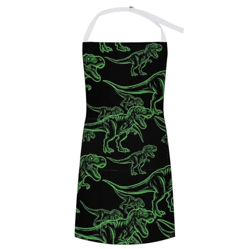 Chef Bib Apron for Restaurant, Anti-Stain with Pocket Adjustable, Cooking Dishwashing Lab Use - color: Style (557)