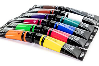 Liquitex Basics Acrylic Paint Set, 12 x 118ml (4-oz) Tubes - style: 12 x 118ml (4-oz)