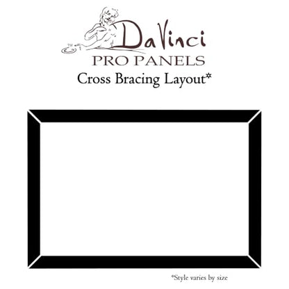 Da Vinci Pro Ultra Smooth Wood Canvas Gesso Board - 3/4" Deep, 12x12 Single White Acrylic Polymer Gesso Panels for Painting Fine Portraits and Ultra Fine Detail Illustrations and Artwork - size: 12x12"
