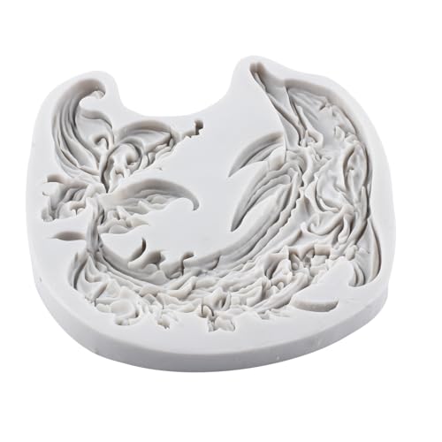 Dolphin Silicone Resin Casting Molds Dolphin Flower Polymer Clay Mold for DIY Crafts Epoxy Resin Casting Air Dry Polymer Clay Plaster Jewelry Making - color: Style K