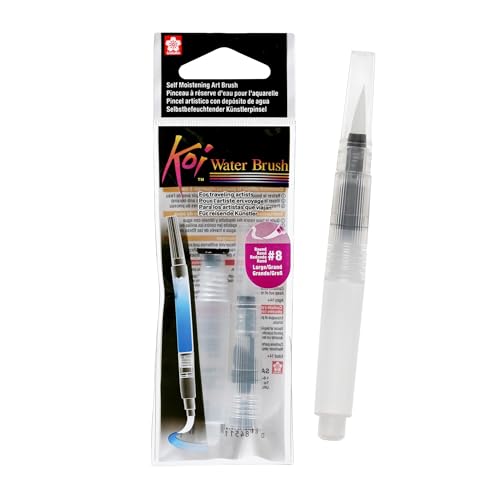 SAKURA Koi Water Color Brush 4-ml Tank, Large Round Brush 38552 - size: 4 ml (Pack of 1)