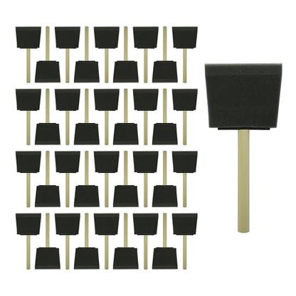 Poly Foam Brushes 3inch 36pcs, High Density Foam Paint Brush for Painting, Staining, Paint Sponges - size: 3inch 36pcs