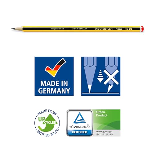 STAEDTLER 120-0 Noris Graphite Pencils - 2B (Box of 12), Black