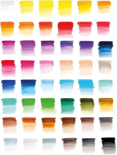 Winsor & Newton Studio Collection Artist Pencils, Watercolour Pencil Box Set, 50 piece - style: 50 Piece Watercolor Pencil Box