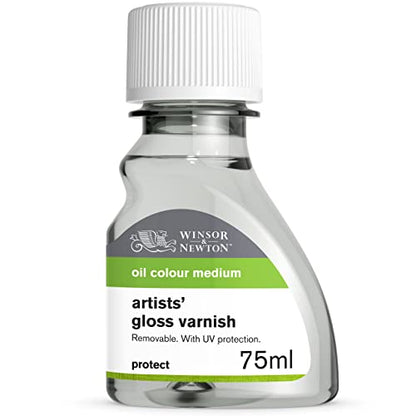 Winsor & Newton Professional Artists' Gloss Varnish, 75ml (2.5-oz) Bottle - color: Gloss Varnish, style: 2.5-oz Bottle