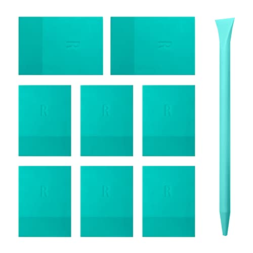 Screen Stencils Squeegee,Mini Squeegees, Self Adhesive Screen Stencil Squeegee, Chalk Paste Squeegees and Rubber Stick 9 Pieces Set, Screen Printing Tools for Applying or Ink - color: 2 Screen Printing Squeegees 6 Mini Squeegees 1 Rubber Paint Stir Sticks