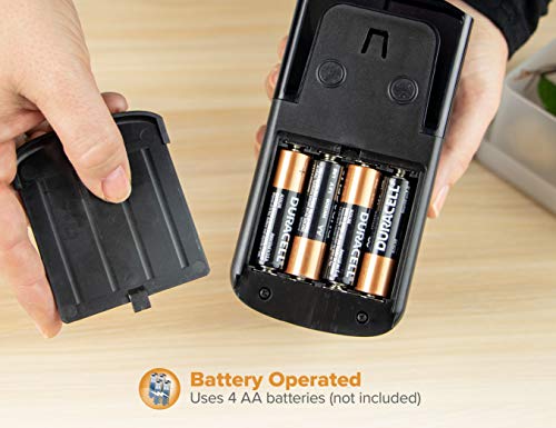 Bostitch Office Battery Pencil Sharpener, 4X Longer Cutter Life, Tip Saver Technology, Black (BPS4-BLK) - color: Black