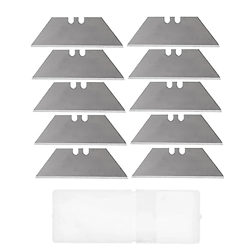Carpet and Linoleum Cutting Blades, 80-Piece Set (2x40pcs) - Carbon Steel Utility Knife Blades for Flooring, DIY Crafts