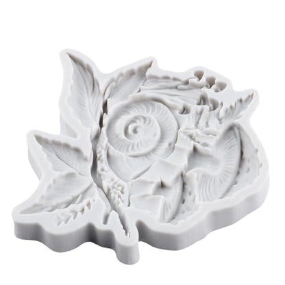 Mushroom Snail Polymer Clay Mold Snail Mushroom Silicone Molds for DIY Crafts Epoxy Resin Casting Air Dry Polymer Clay Plaster Jewelry Making - color: Style H