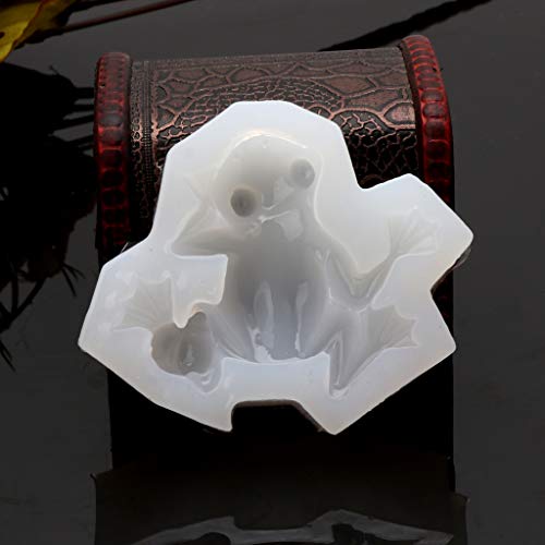 for Frog Shaped Animal Pendant Luggage Keychain Silicone Mold for Cake Decor Crystal Trinket Pendant Mold