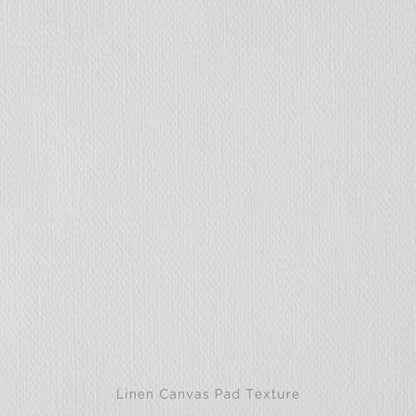 Centurion Acrylic Primed White Linen Canvas Sheet Pad, 12" x 16" 11oz Weight, Tape-Bound for Acrylics, Alkyds, Water-Mixable Oils - size: 12" x 16"