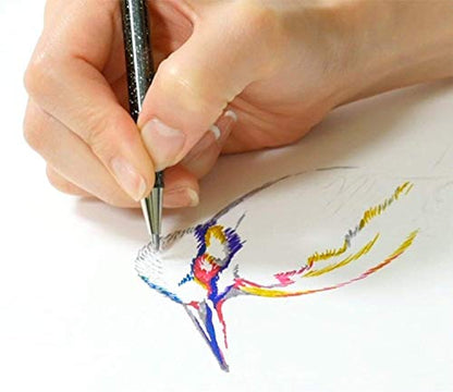 Pentel Hybrid Dual Metallic Liquid Gel Roller Pen YK110/8-M - Pack of 8 Pens in 16 Shimmering Metallic Colours