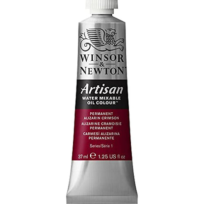 Winsor & Newton Artisan Water Mixable Oil Colour, 1.25-oz (37ml), Permanent Alizarin Crimson - color: Permanent Alizarin Crimson, style: 1.25-oz