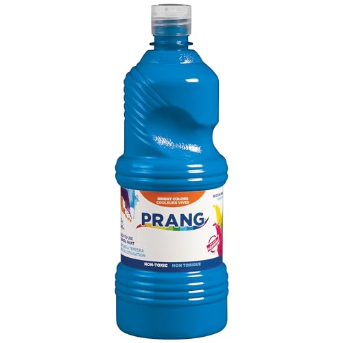 Prang Ready-to-Use Tempera Paint, Turqouise, 16 Oz., 1 Count - color: Turquoise
