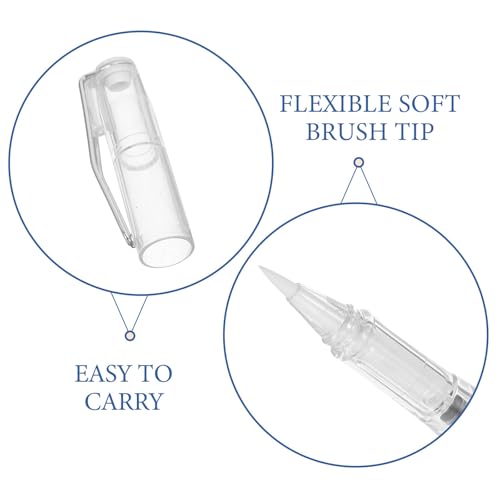 Operitacx Brush Pen Set Versatile Paper Compatibility 2pcs with Flexible Soft Nylon Brush Tip for Calligraphy Marker and Hand Lettering for Rice Paper for Mindful Writing Practice and Daily