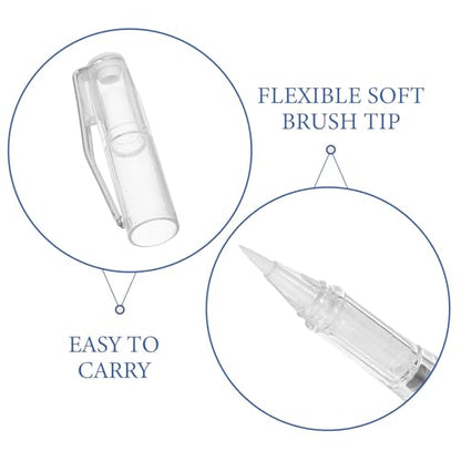 Operitacx Brush Pen Set Versatile Paper Compatibility 2pcs with Flexible Soft Nylon Brush Tip for Calligraphy Marker and Hand Lettering for Rice Paper for Mindful Writing Practice and Daily