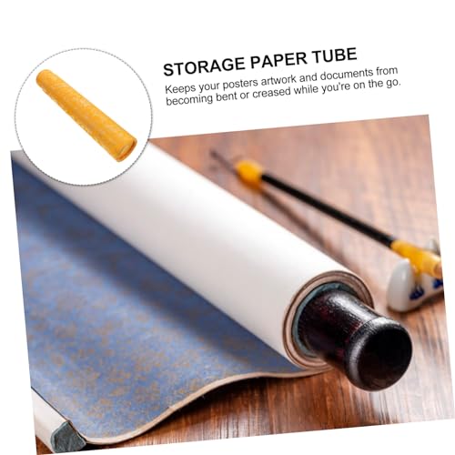 KOCKSHION Telescoping Poster Tube 13.93In Extendable Drafting Storage Case for Artwork Scrolls Calligraphy Paintings Carrying